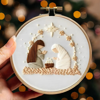 Easy Christmas Cross Stitch Kit for Beginners