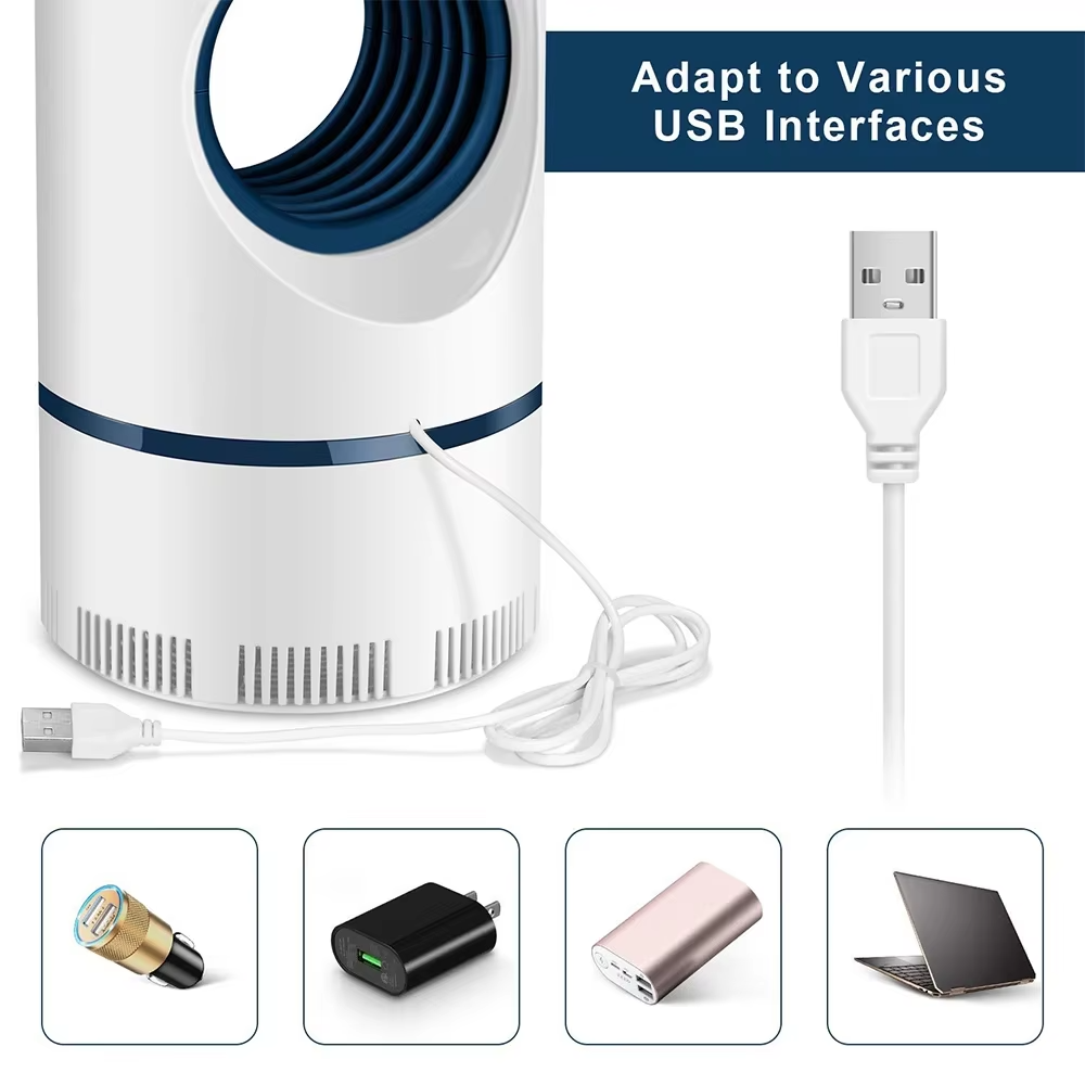 Effective USB Mosquito Killer Lamp with LED Trap Light