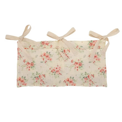 Baby Nursery Storage Bag with Dual Fabric Pockets