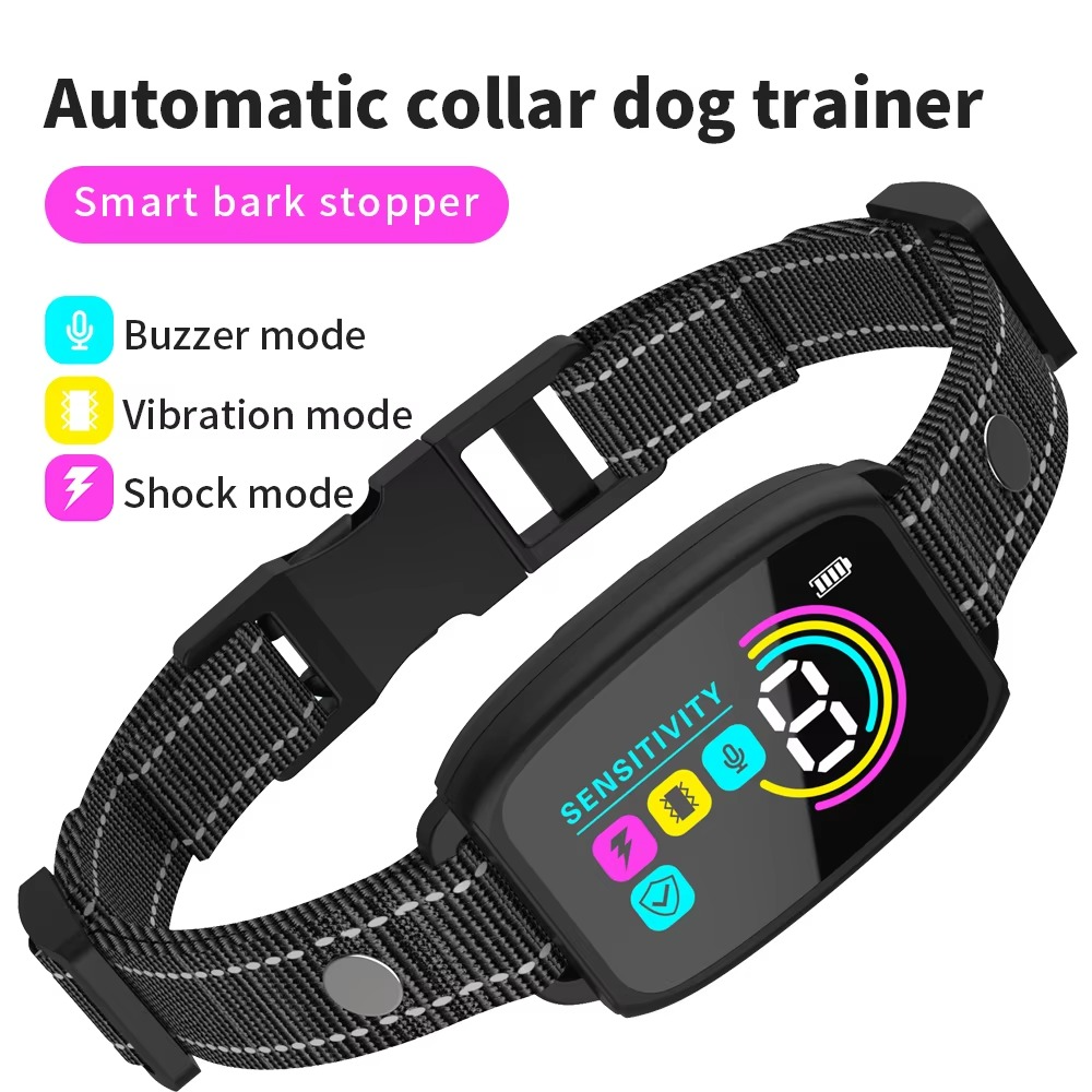 Easy Anti Bark Dog Training Collar Rechargeable