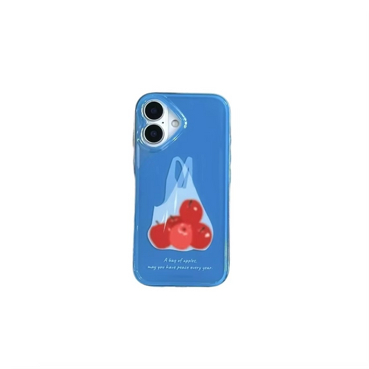 Colorful Phone Case with Interchangeable Charm Pendant - Hehif