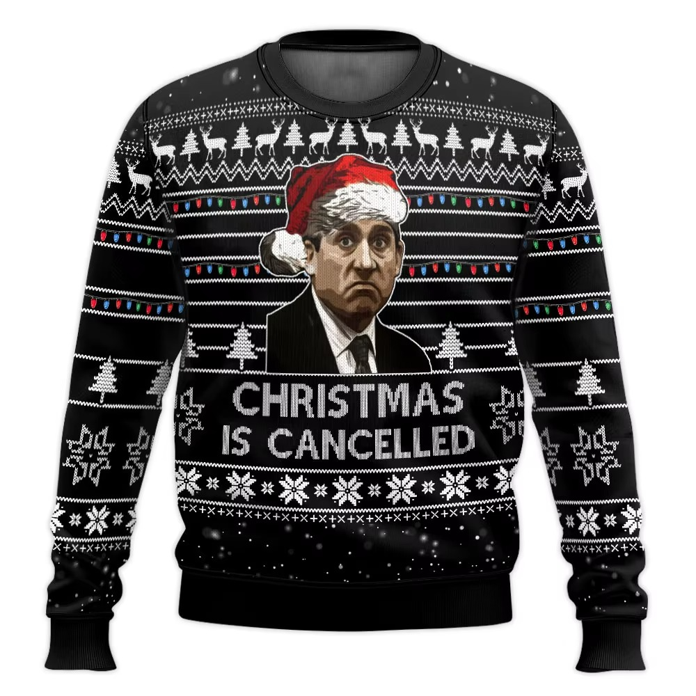 Cozy Holiday Oversized Sweatshirt for Men Women