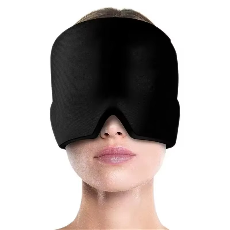 Relaxing Cold Hot Head Ice Wrap with Eye Mask - Hehif
