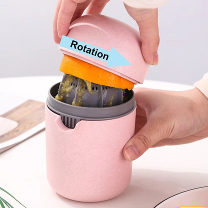 Compact Handheld Orange Squeezer - Easy Fresh Juice Anywhere