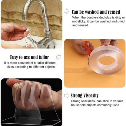 Clear Strong Removable Adhesive Tape Roll