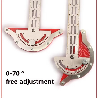 Accurate Metal Carpenter Square and Edge Guide Ruler