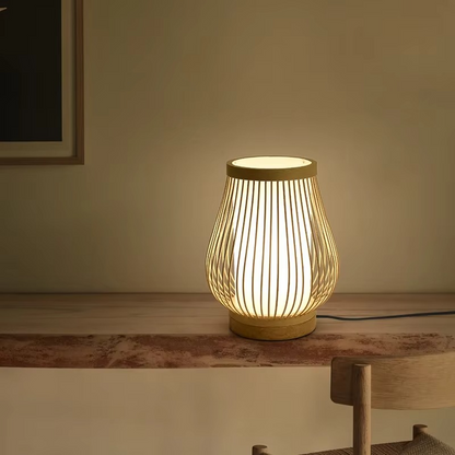 Natural Bamboo Floor Lamp for Home Decor