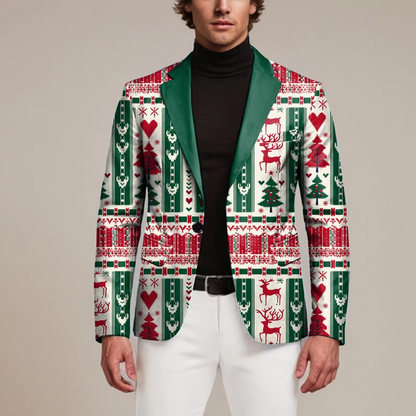 Men's Classic Holiday Blazer Jacket