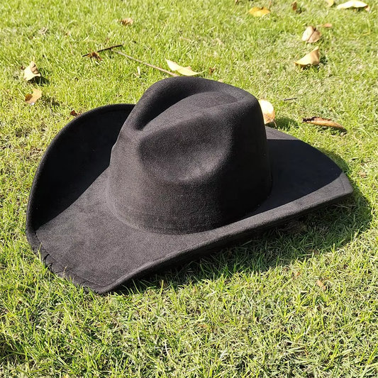 Vintage Leather Cowboy Hat for Men and Women - Hehif