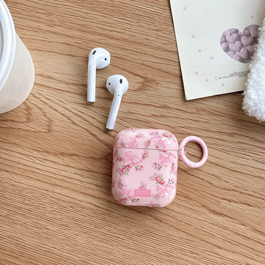 Pretty Floral Phone Case with Ring Accessory - Hehif