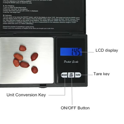 Compact Accurate Digital Jewelry Scale