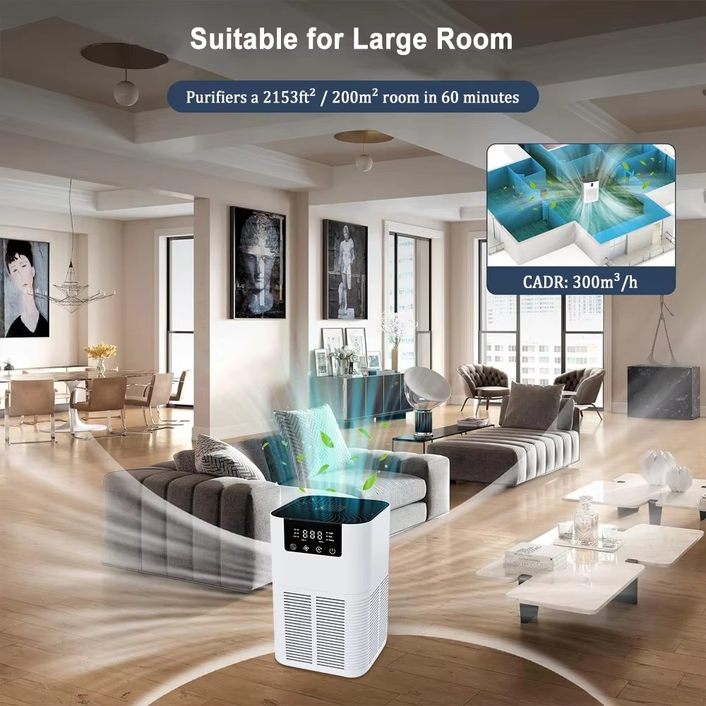 Small Room Air Purifier with HEPA and Essential Oil