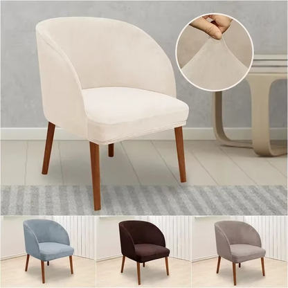 Stretchy Dining Chair Cover for Curved Armchairs