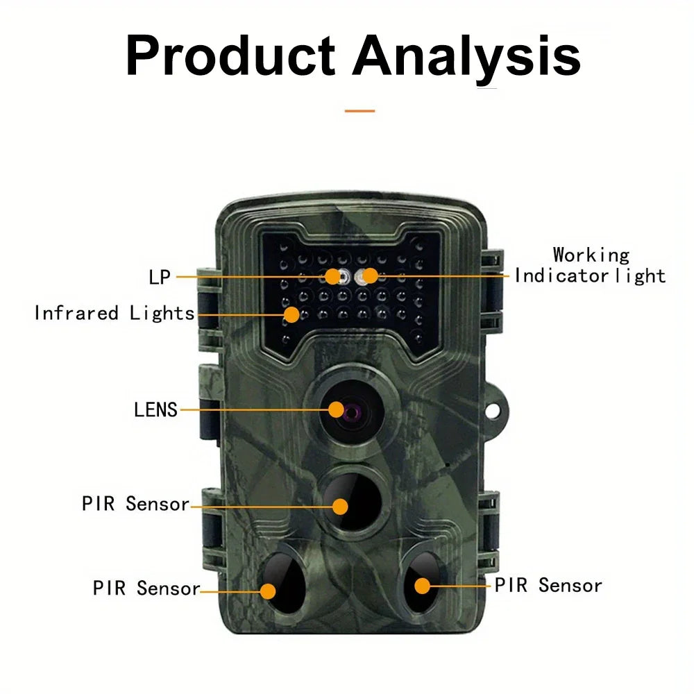Wildlife Night Vision Camera 36MP 1080P HD