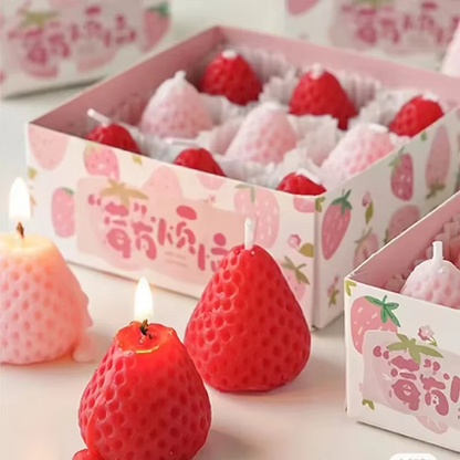 Fragrant Strawberry Soy Wax Home Candles