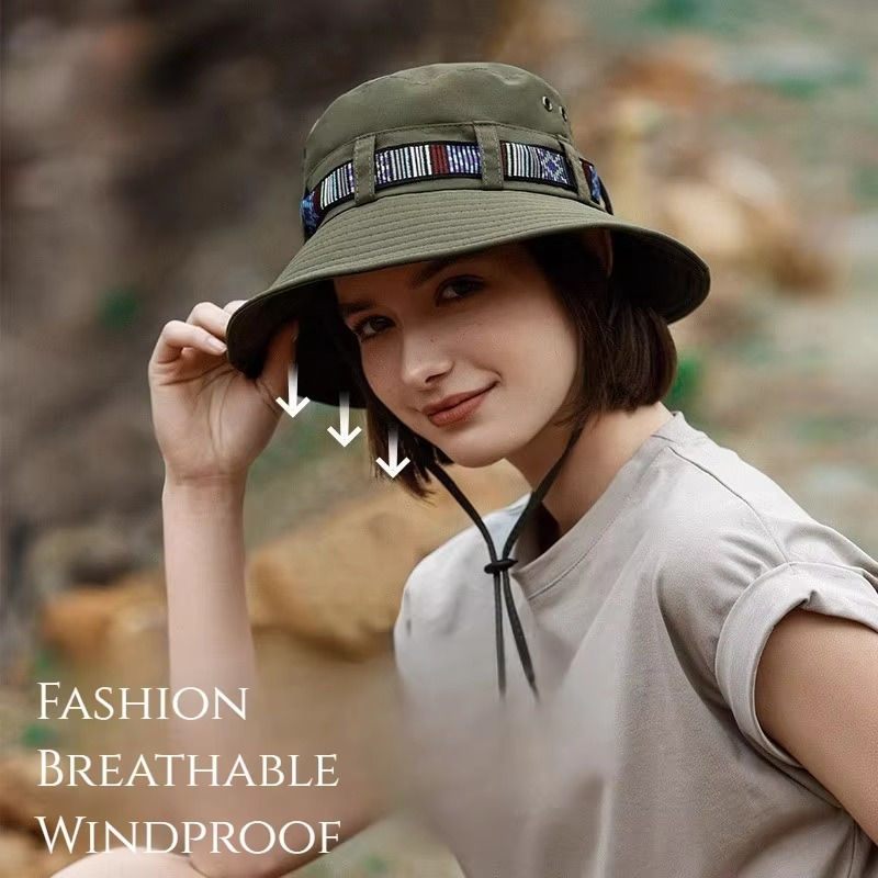 Colorful Summer Wide Brim Sun Hat