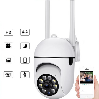 HD WiFi Home Security Camera with Night Vision and Audio - Hehif
