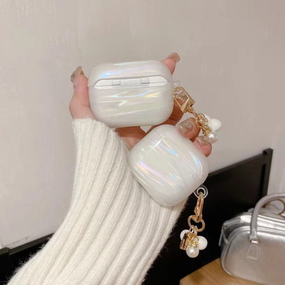 Luxurious Pearl AirPods Pro Cover with Keychain
