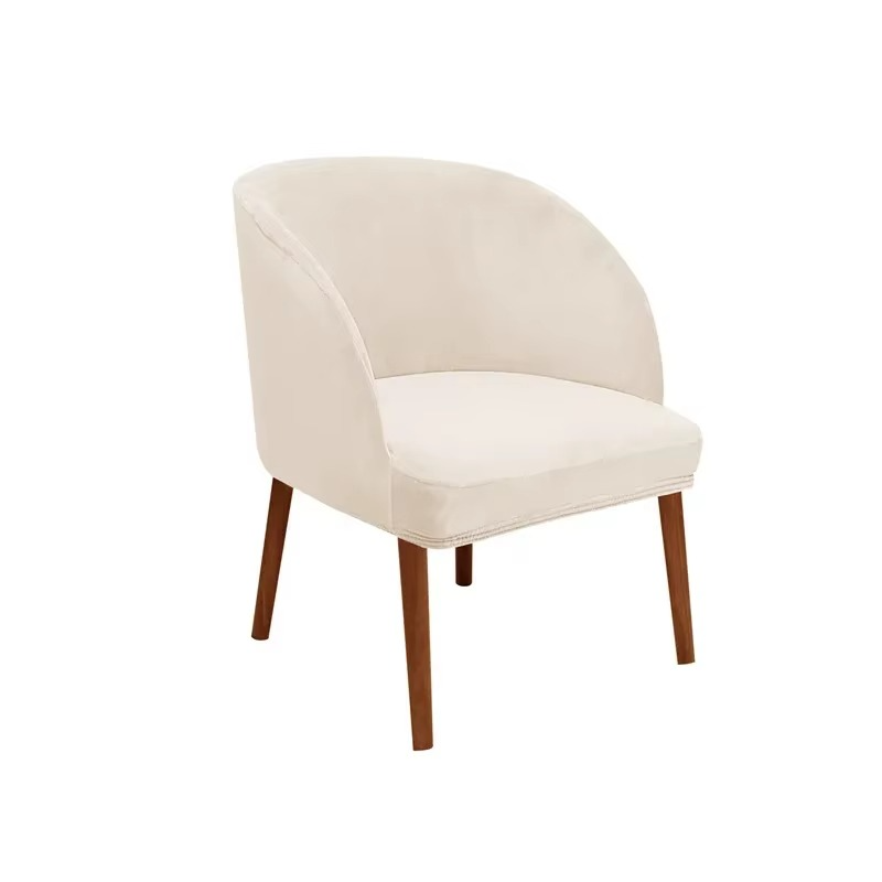 Stretchy Dining Chair Cover for Curved Armchairs