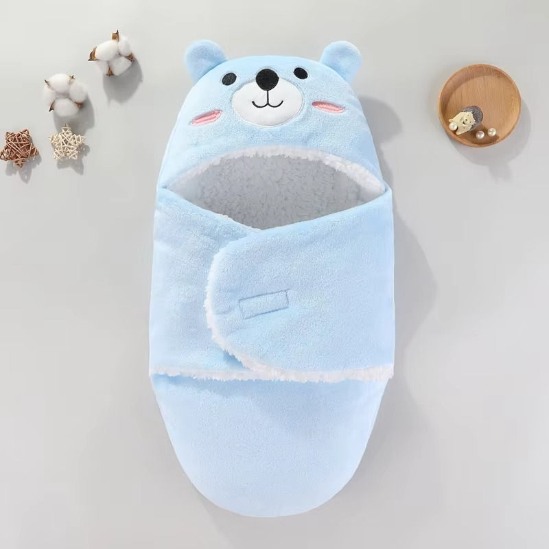 Warm Fleece Baby Sleep Sack for Winter, Snug Infant Blanket