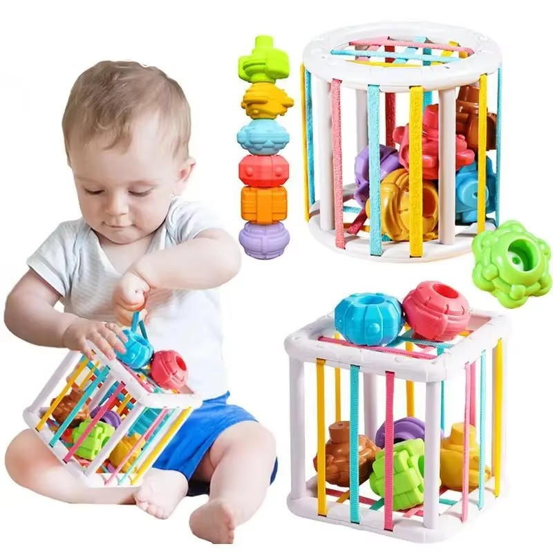 Educational Wooden Shape Sorter Toy Block