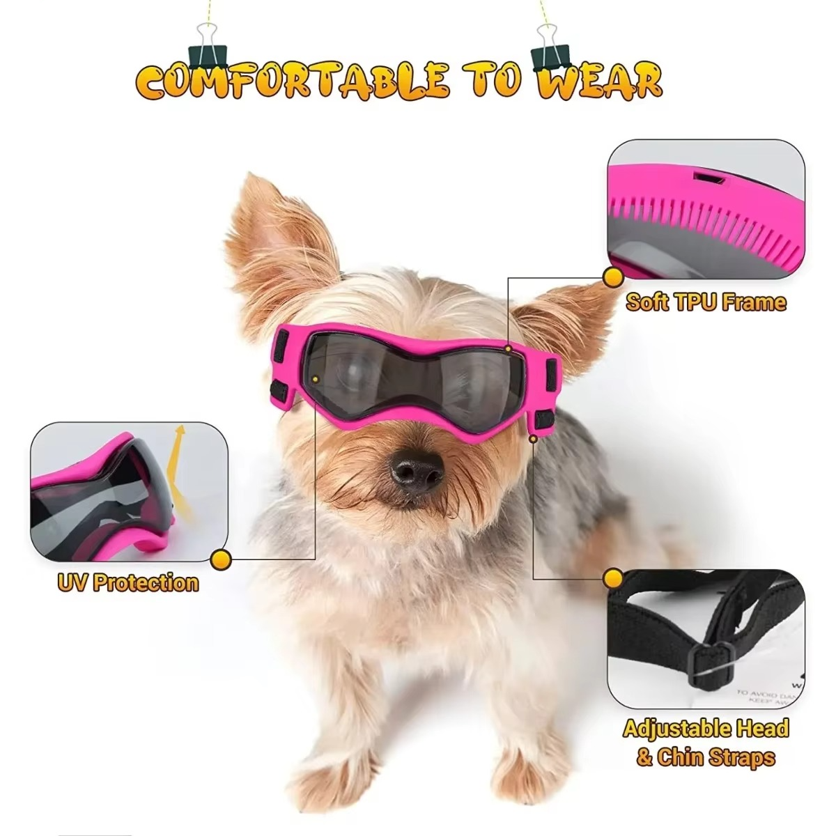 Pet Dog Shades with Adjustable Bands