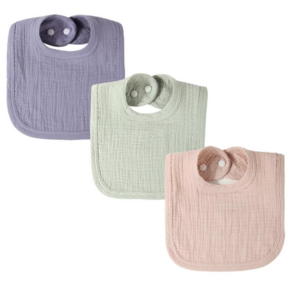 Gentle Cotton Baby Drool Bib