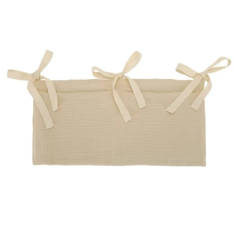Baby Nursery Storage Bag with Dual Fabric Pockets