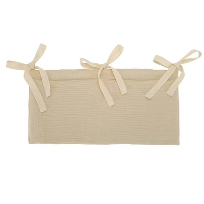 Baby Nursery Storage Bag with Dual Fabric Pockets