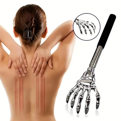 Extendable Metal Back Scratcher and Pet Massager Tool