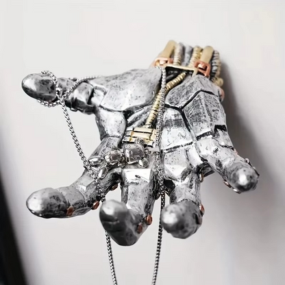 Futuristic Robot Arm Shelf and Sports Equipment Holder