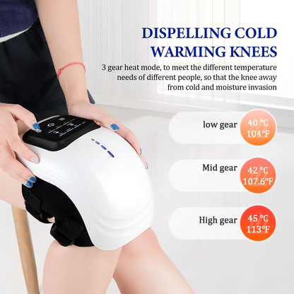 Heated Knee Massager for Pain Relief and Muscle Relaxation