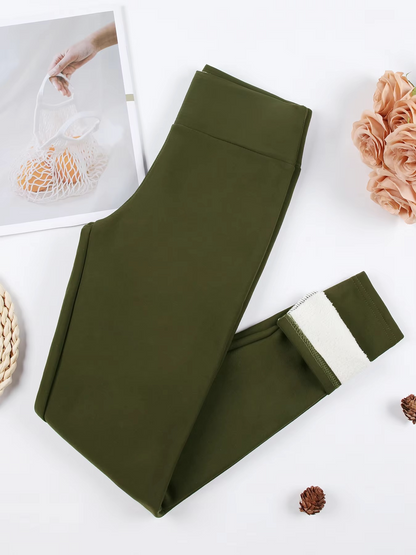 Luxurious Soft High Waisted Velvet Leggings