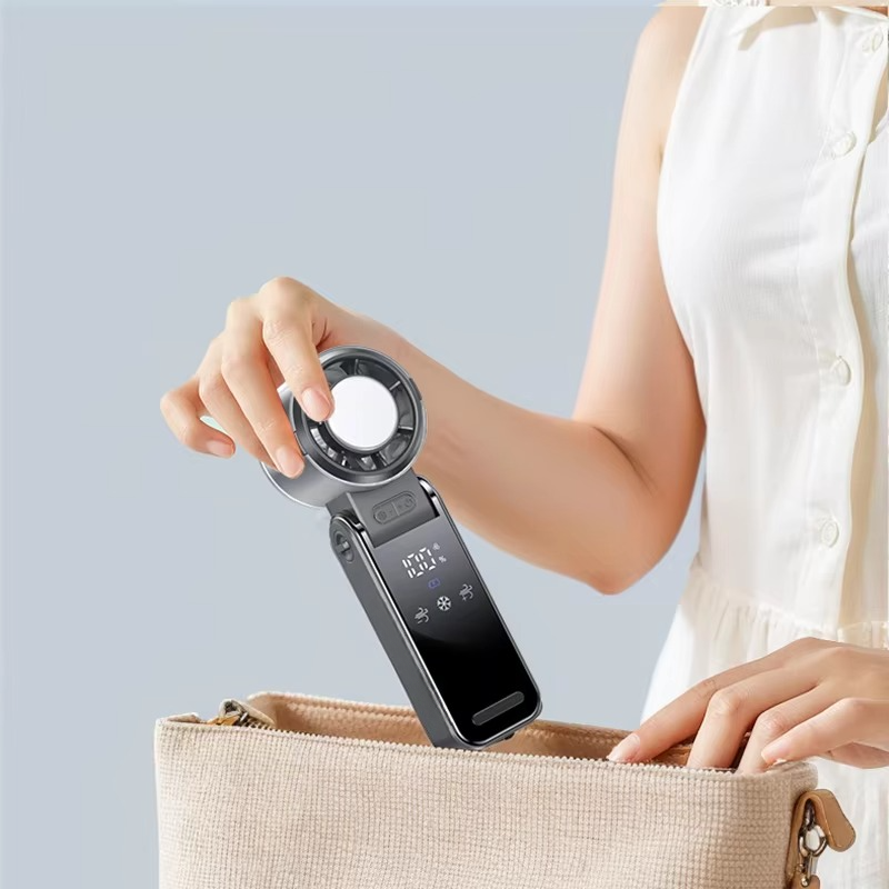 Portable Rechargeable Mini Fan with Cooling Pack