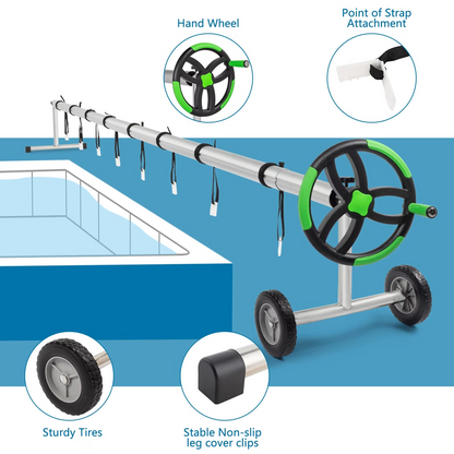 Durable Aluminum Pool Cover Roller for Inground Pools