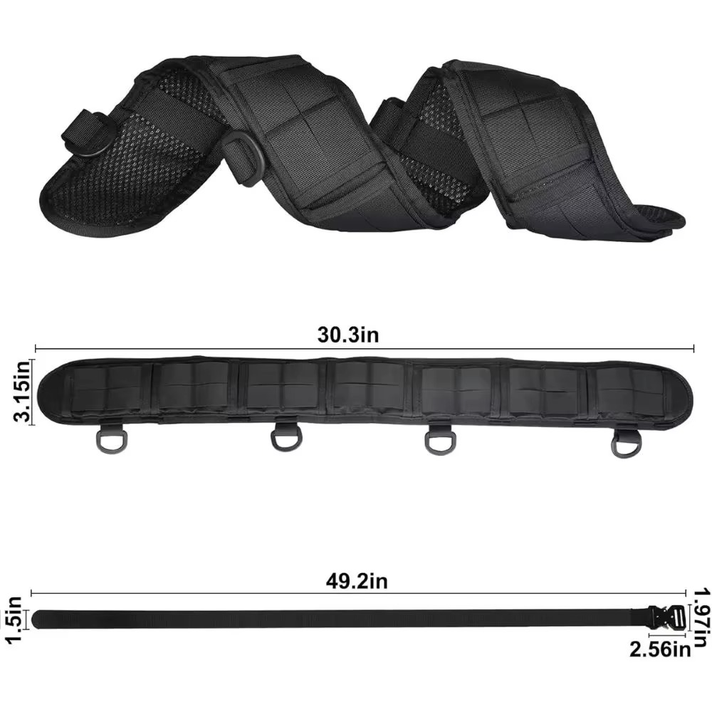 Durable Sports Belt, Adjustable Nylon Fitness Belt Set