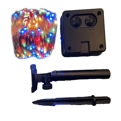 Bright Outdoor Solar Powered Garden Lights - Copper