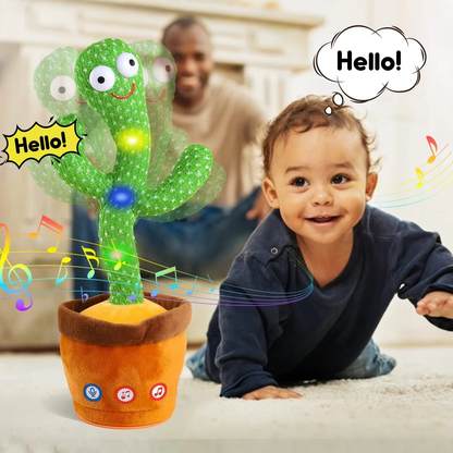 Fun Musical Cactus Soft Toy with 120 Fun Songs