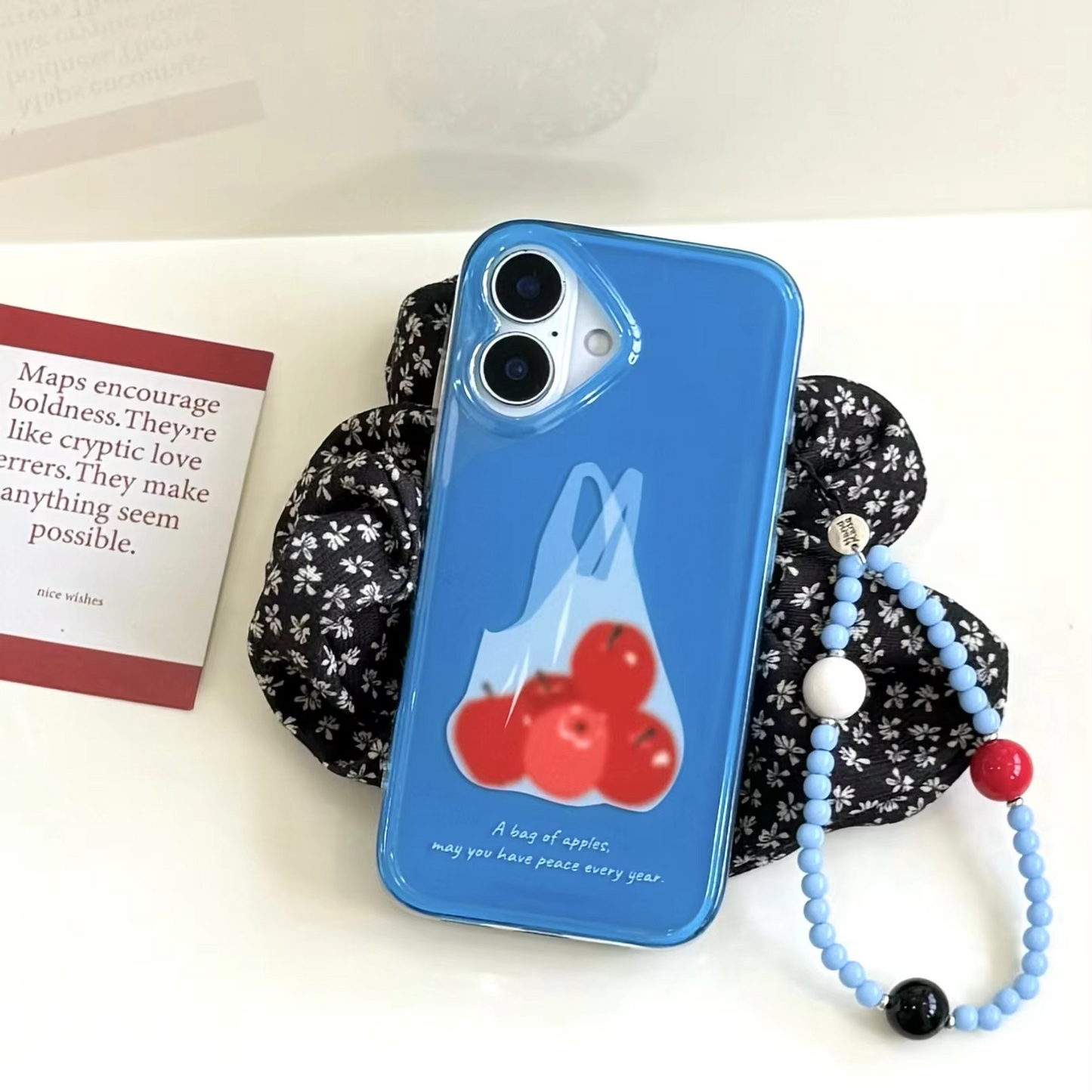 Colorful Phone Case with Interchangeable Charm Pendant