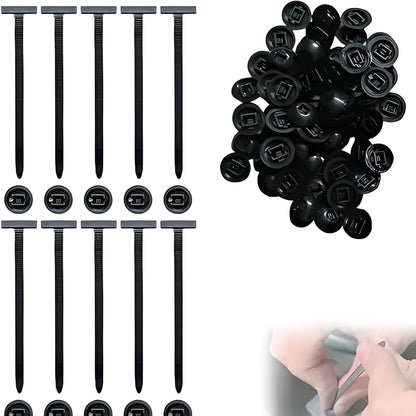 Durable Cable Ties 50-Pack – Strong Locking Zip Ties