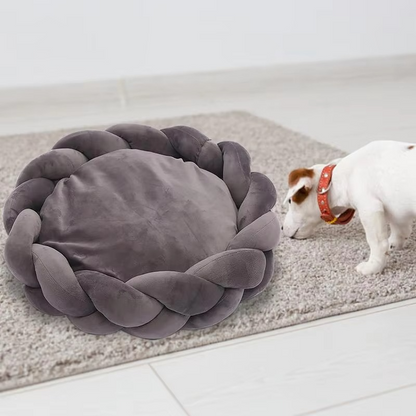Cozy Pet Bed Plush Cushion - Soft and Washable - Hehif