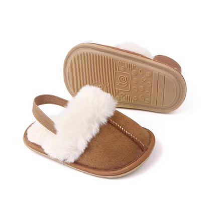 Comfy Fleece Baby Booties Warm Grippy Home Slippers