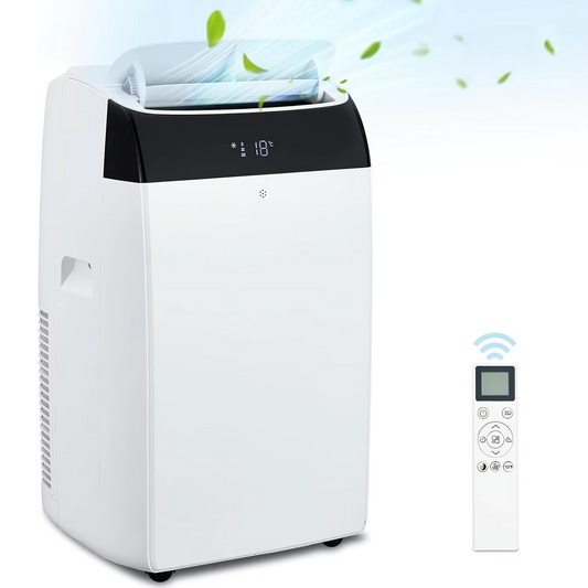 Compact 14000 BTU Portable AC Unit with Remote Control - Hehif
