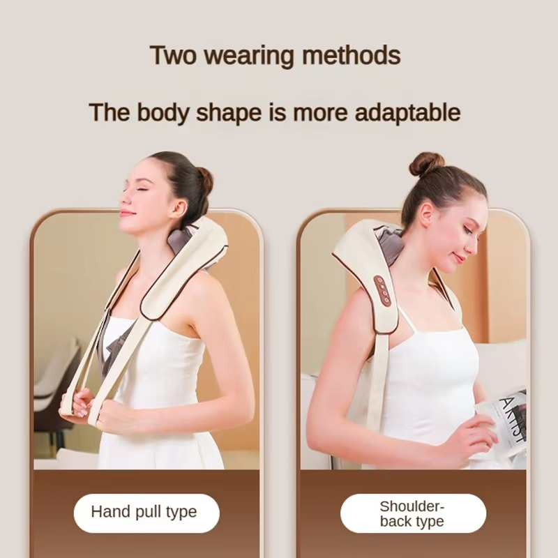 Relaxing Shiatsu Massager for Neck and Shoulder Pain