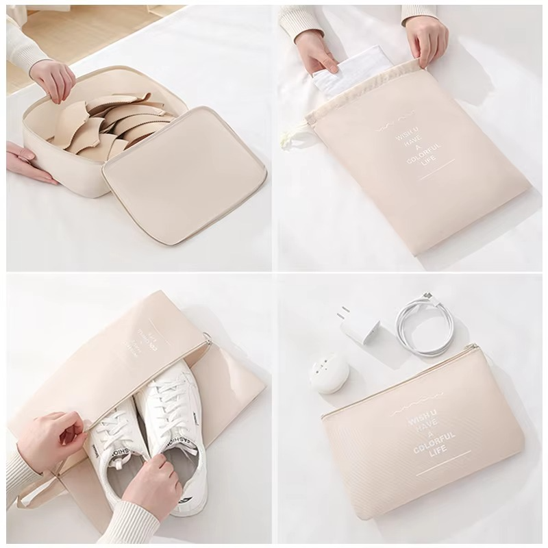 Compact Packing Cubes for Travel and Closet Organization