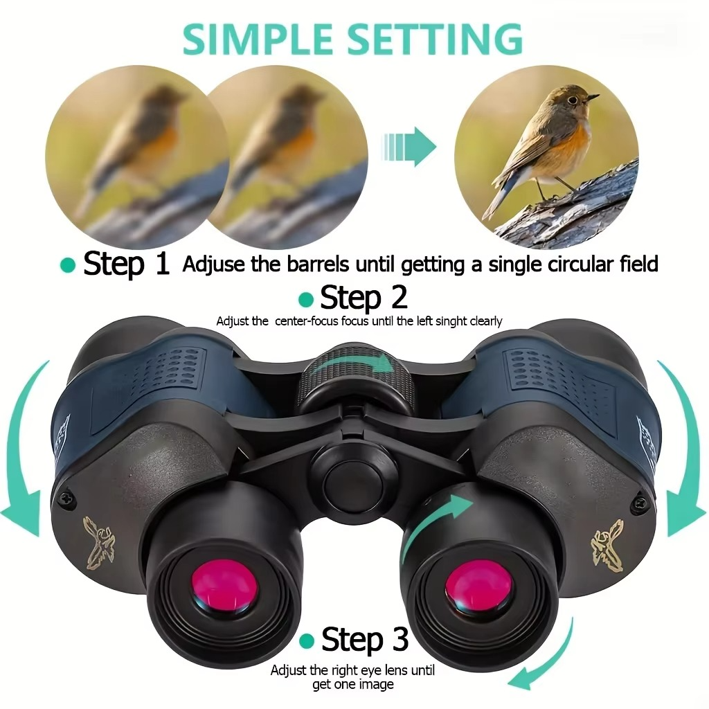 Clear View 60x60 HD High Power Outdoor Binoculars