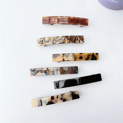 Classic Animal Print Hair Barrettes