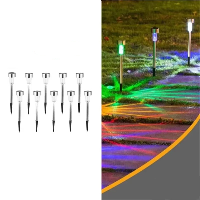 Outdoor Garden String Lights 10 Pack Solar Powered