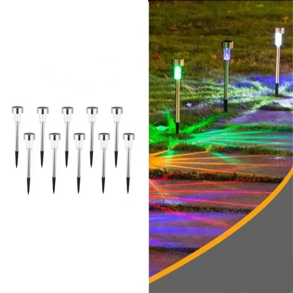 Outdoor Garden String Lights 10 Pack Solar Powered
