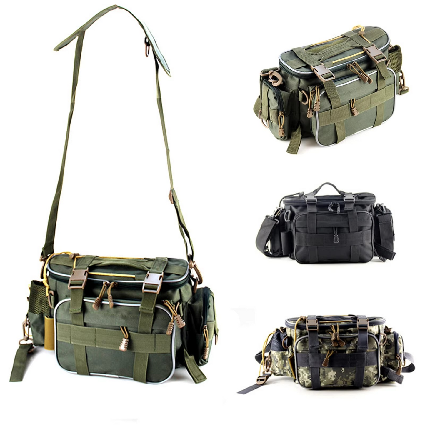 Waterproof Fishing Tackle Storage Waist Bag